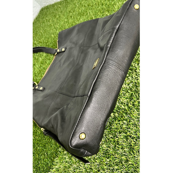 Kooba Everetti Black Leather Fringed Tote Satchel Bag - Perfect Condition - Picture 11 of 17